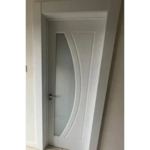Milano Glass Door (Clear or Frosted) White