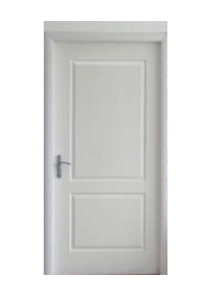 White Primed 2 Panel Door